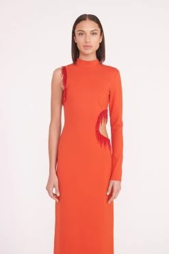 KIRSTEN DRESS | FIRE RED -fashion kirsten dress red 01200 web