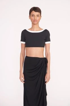 ANGELICA COVERUP SKIRT | BLACK -fashion lily short bikini top black wrap skirt black 02849 web