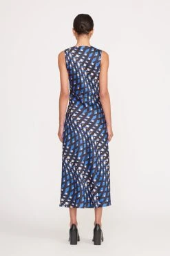 MATERIALITY DRESS | PAINTED ARGYLE BLACK -fashion materiality dress painted argyle black 6 e22f06fd e5a5 401a b510 660545f63dba