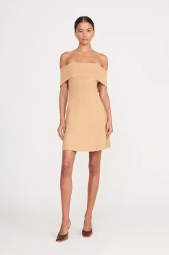 MINI ARTISTRY DRESS | CAMEL