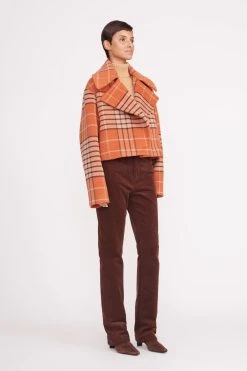 CARVER CROPPED COAT | PERSIMMON MEGA PLAID 9 CARVER CROPPED COAT | PERSIMMON MEGA PLAID -fashion mini carver coat persimmon mega plaid 4 423c081f 0573 4a8f 9f90 5cbfbe54b35f