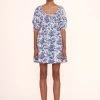 MINI FAYE DRESS | BLUE TOILE -fashion mini faye dress blue toile 00609 web