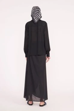 MIRIAM COVERUP TOP | BLACK -fashion miriam top angelica wrap skirt black 05634 web