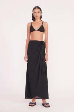 SILK SCARF | BLACK WAVY DOT -fashion miriam top angelica wrap skirt black 05641 web 1