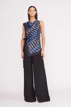 SAWYER TOP | PAINTED ARGYLE BLACK -fashion sawyer top painted argyle black 2 64734db2 9e6c 4acf 9455 c89f598f4ddb