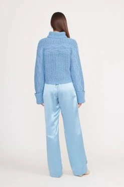 VERNACULAR SWEATER | FRENCH BLUE -fashion vernacular sweater french blue 1