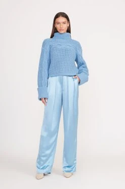 VERNACULAR SWEATER | FRENCH BLUE -fashion vernacular sweater french blue 4