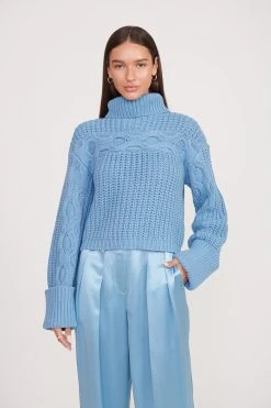 fashion 19 VERNACULAR SWEATER | FRENCH BLUE